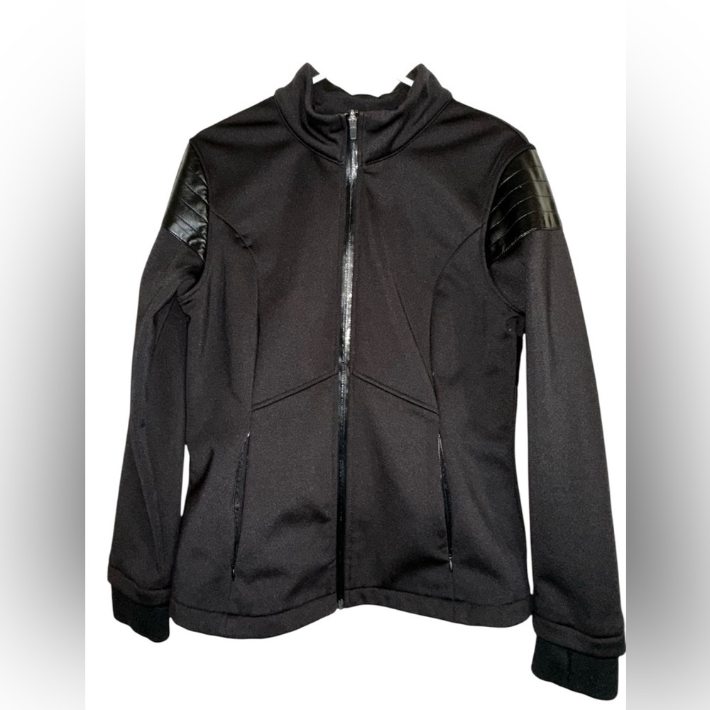 Fabletics Black Jacket Size Medium - image 1